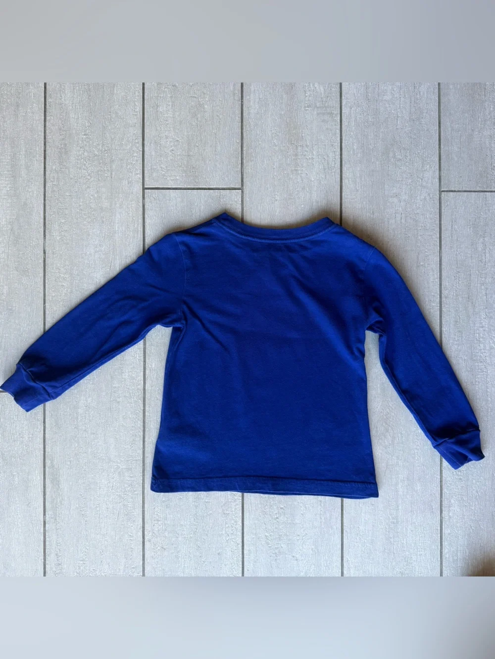 Polo Bear by Ralph Lauren Blue Ski Bear Graphic Long Sleeve Tee 3T Unisex Preppy